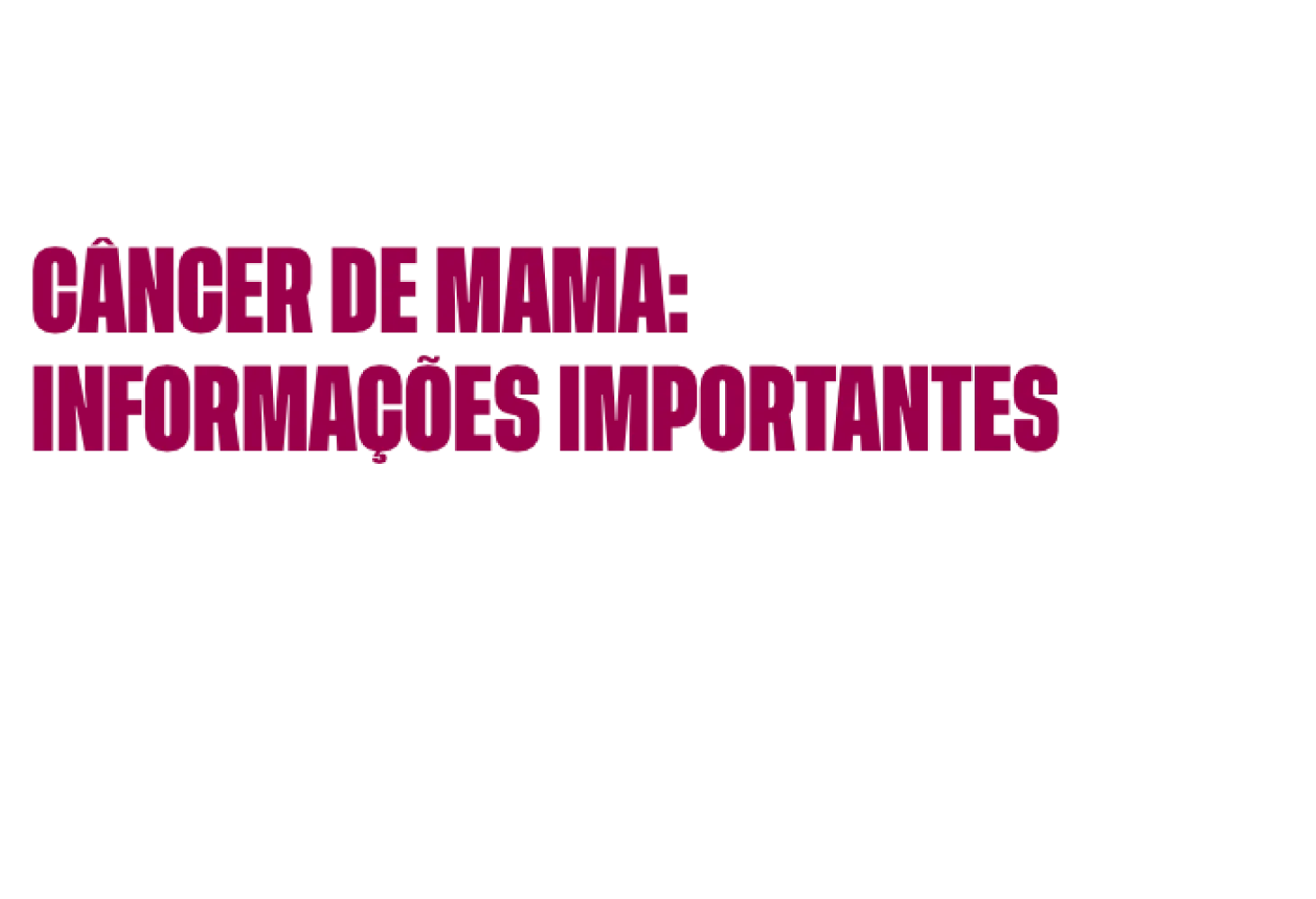 Informações Importantes
